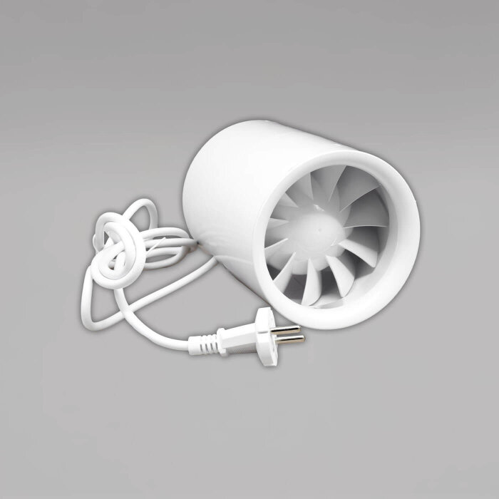 Silent Axiallüfter, verkabelt, 197 m³/h