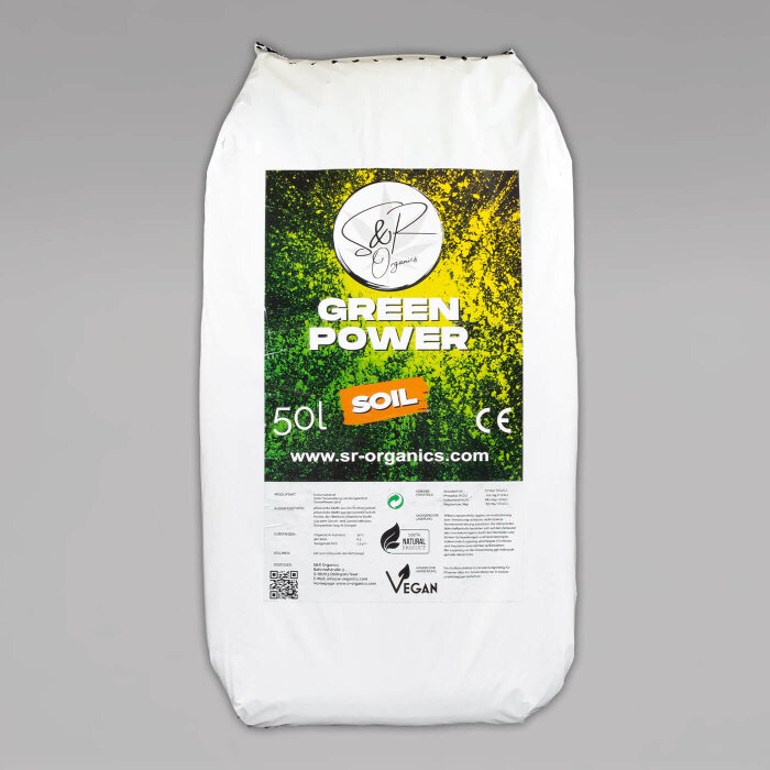 S&R Organics GreenPower Soil Light Mix mit Perlite, 50L