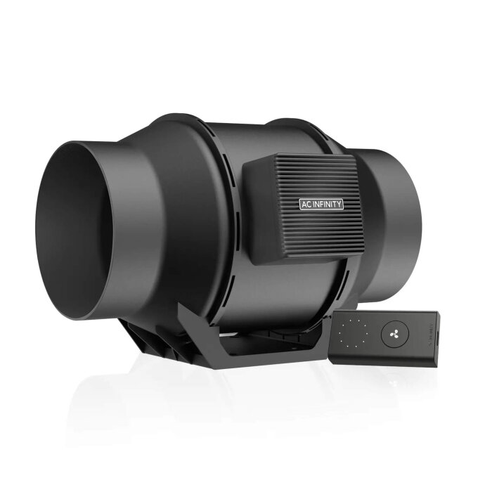 AC Infinity CLOUDLINE LITE A6, leises Inline-Lüftersystem mit Drehzahlregler, 150 mm