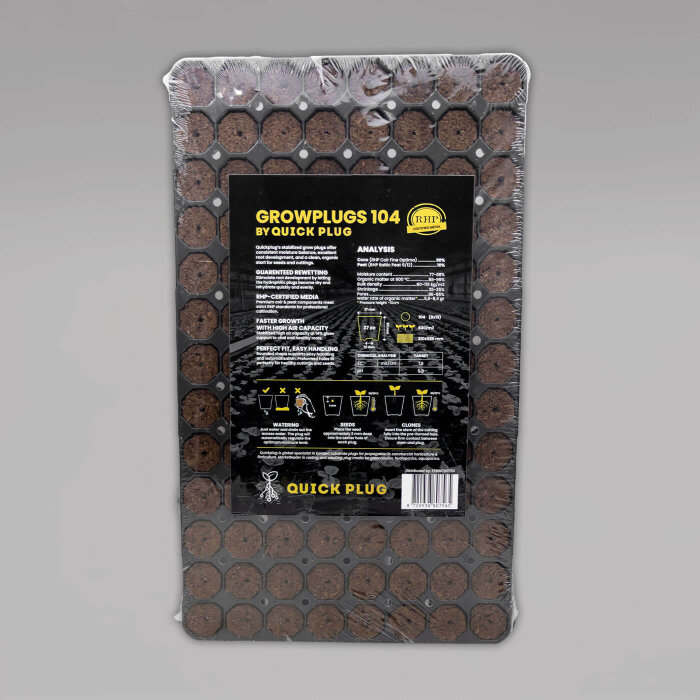 Quickplug Growplugs, 104er Tray