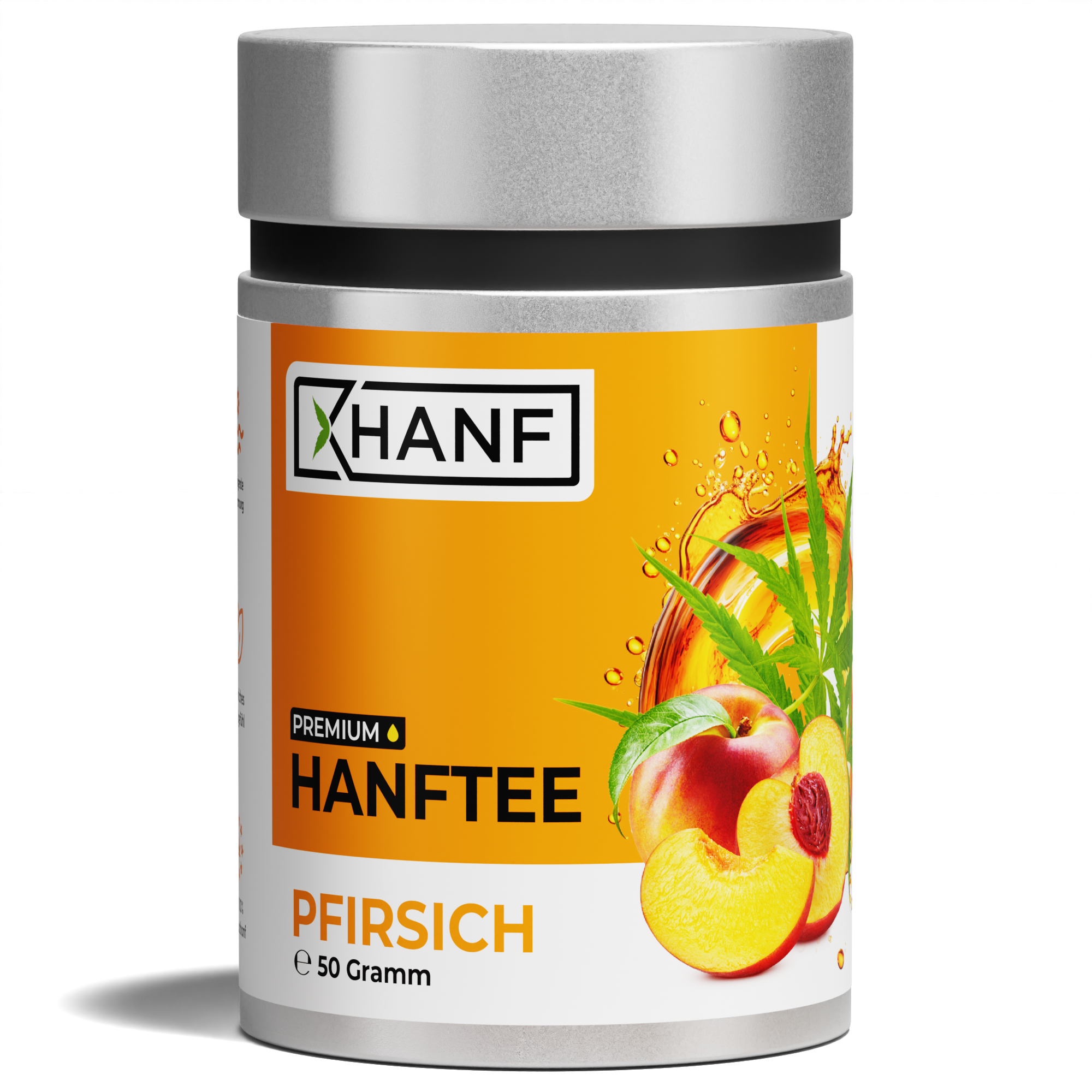 Hanftee Peach · 50 g