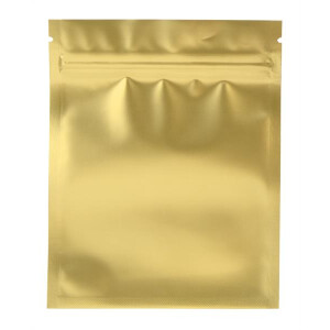 Zip-Beutel 125x100 mm Nylon Gold 100 Stück