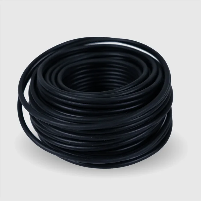 BudTrainer BudHuggers, Pflanzentrainings-Gartendraht mit weicher Gummibeschichtung 15 m, schwarz