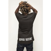 Urban Long Tee, Schwarz, S