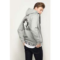 Original Full Zipped Hoodie Heather Grey, Heidegrau, XS