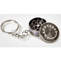 Happy420 Keychain Grinder
