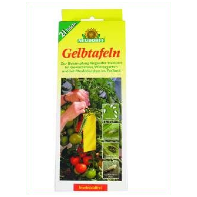 Neudorff Gelbtafeln, 7,5 x 20 cm, 21 Stück