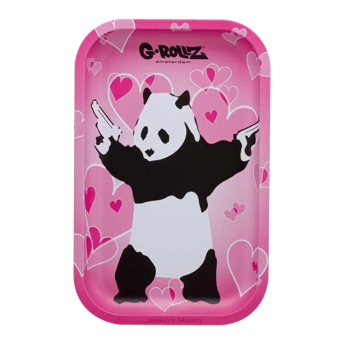 G-Rollz Banksy's Graffiti Panda Gunnin Medium Tray 17.5 x 27.5 cm