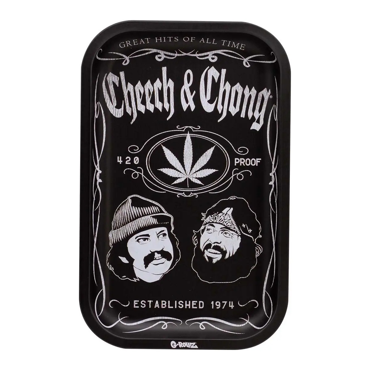G-Rollz Cheech &amp; Chong Greatest Hits Medium Tray 17.5 x 27.5 cm