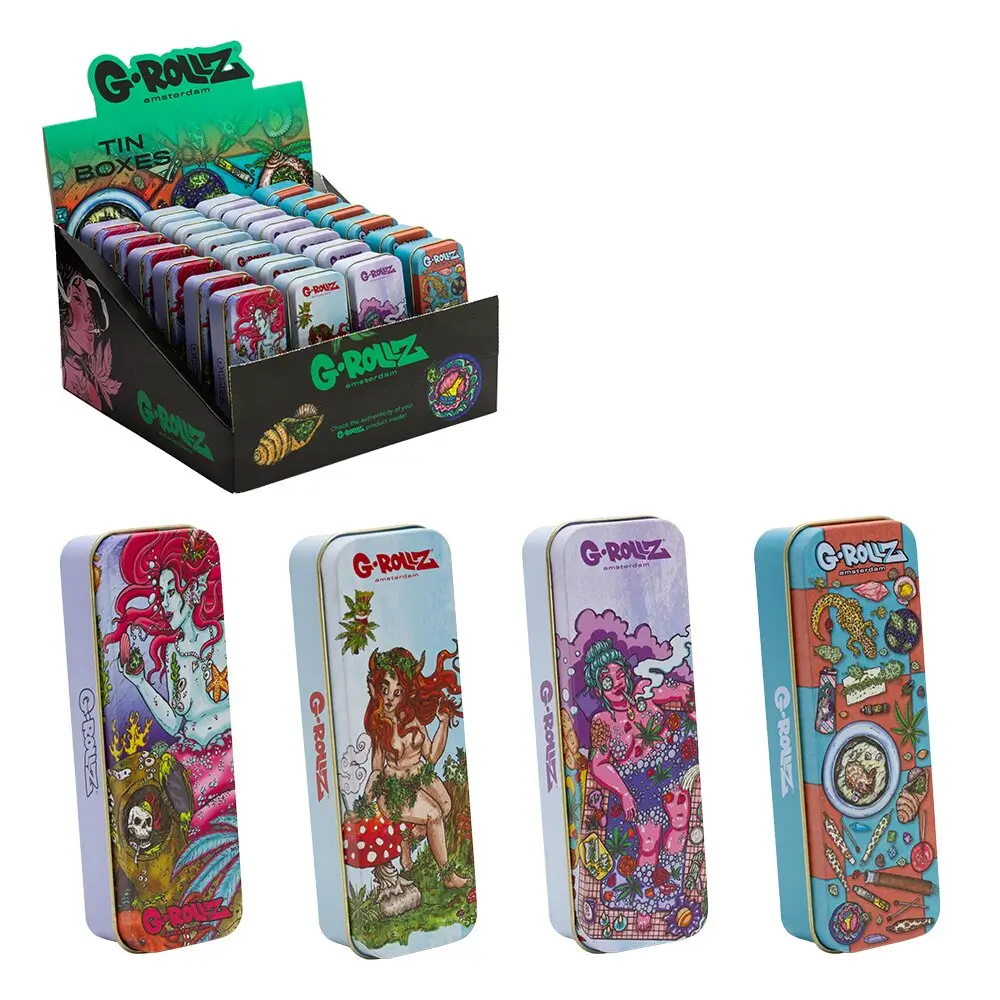 G-Rollz Small Aufbewahrungsbox - 12x4x2.5 cm Grüne Nymphe