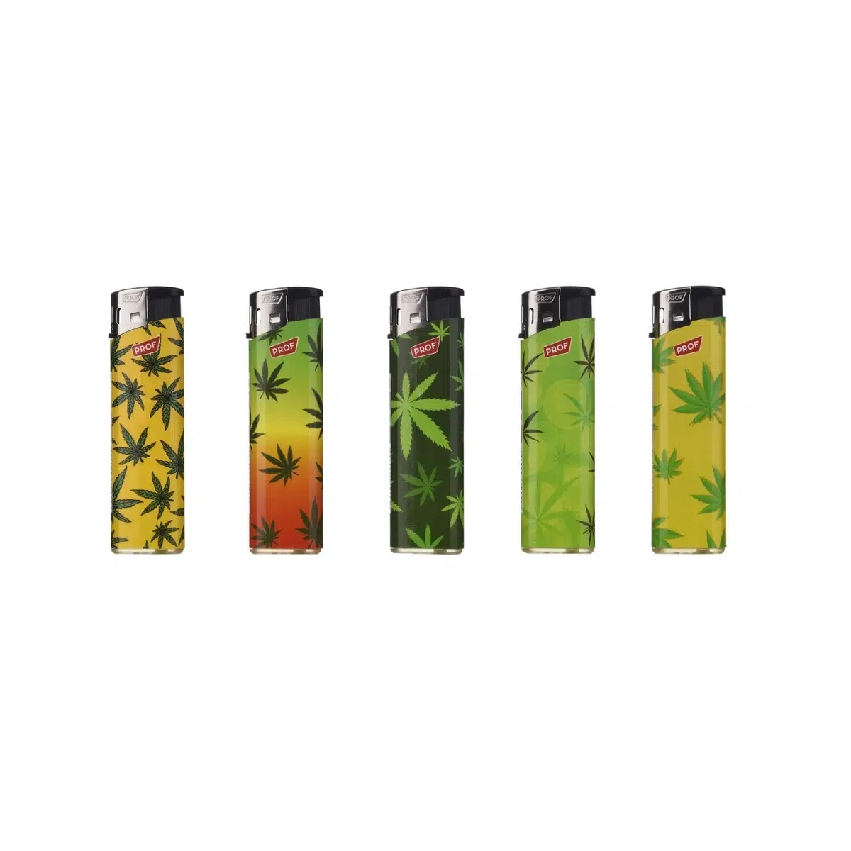 Feuerzeug Rasta Leaves mit zufälliger Motivauswahl