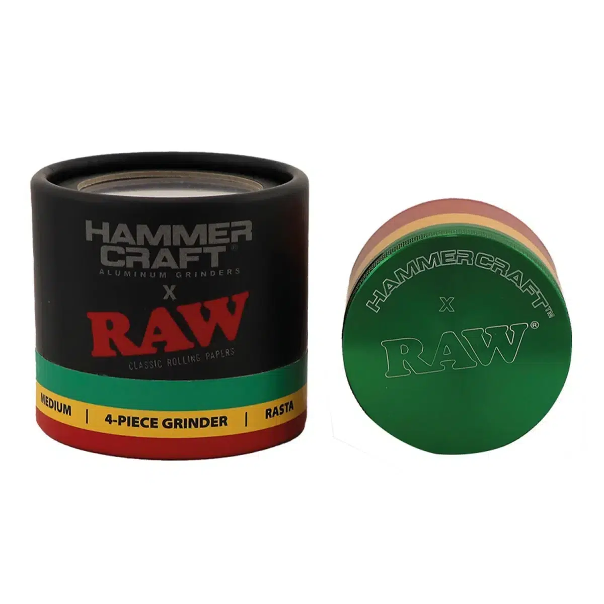 Hammercraft x RAW Rasta 4-teilig Medium Ø 55 mm