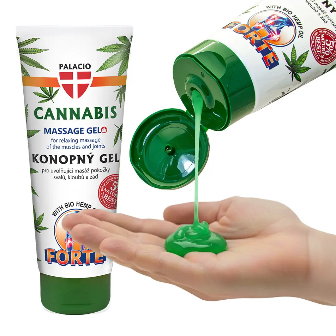Palacio Hanf Massagegel Bio Öl Forte - 200ml Tube