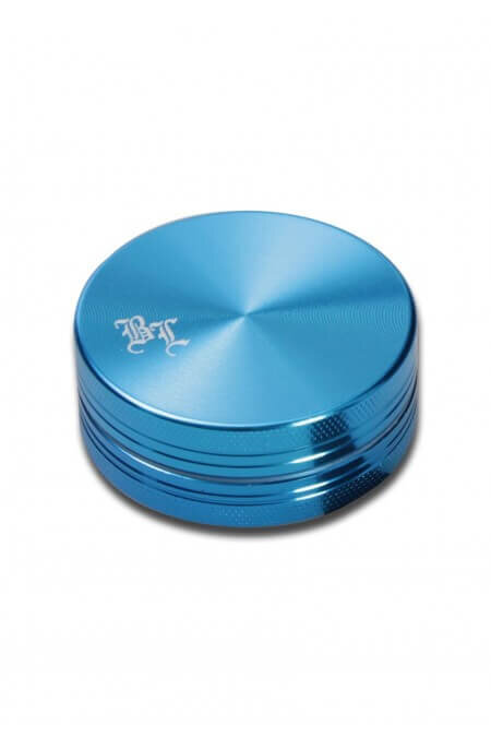 Alu Grinder, hellblau anodisiert, 2-teilig, 40 mm