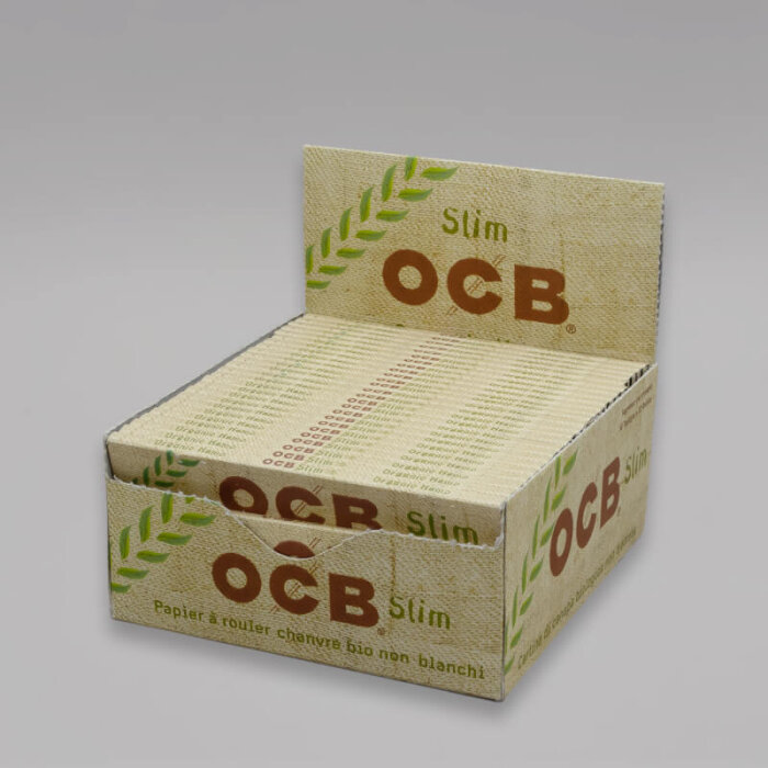OCB Organic Hemp Slim Longpaper, Box à 50 Heftchen