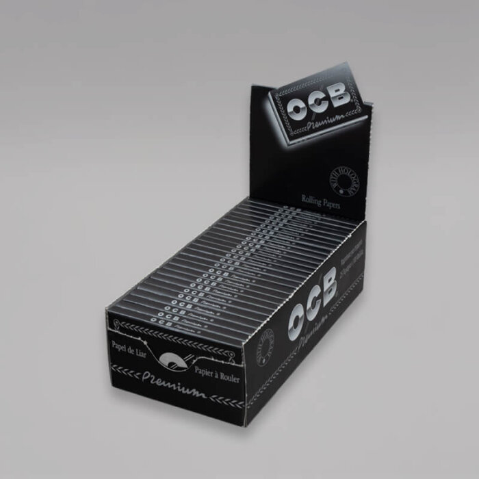 OCB No 4, Double Premium, kurze Blättchen, Box à 25 Heftchen
