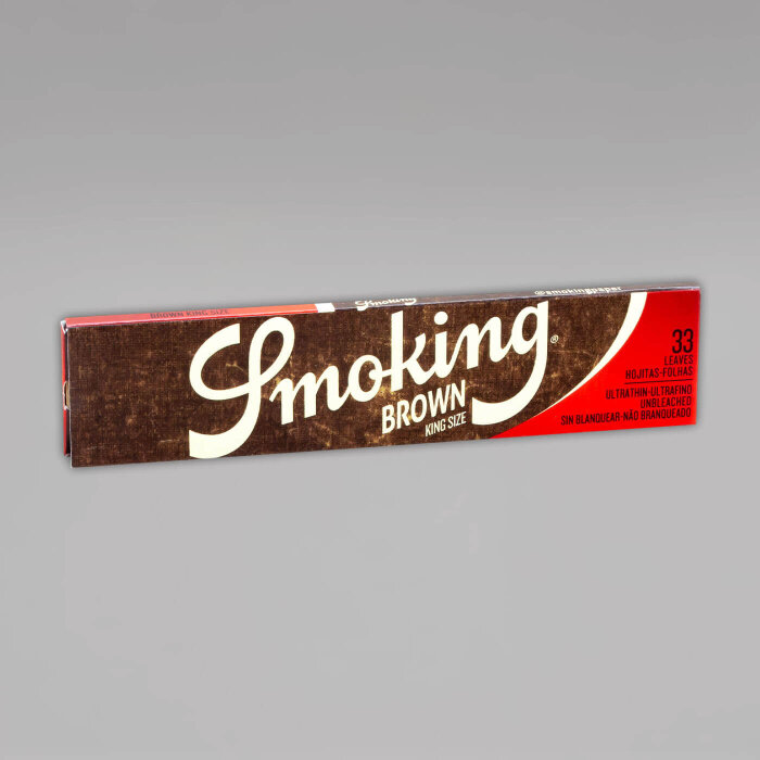 Smoking Brown King Size Longpaper, Heftchen mit 33 Blättchen