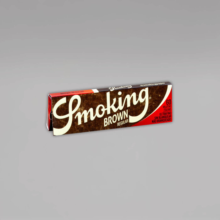 Smoking Regular Brown, Heftchen mit 60 kurzen Blättchen