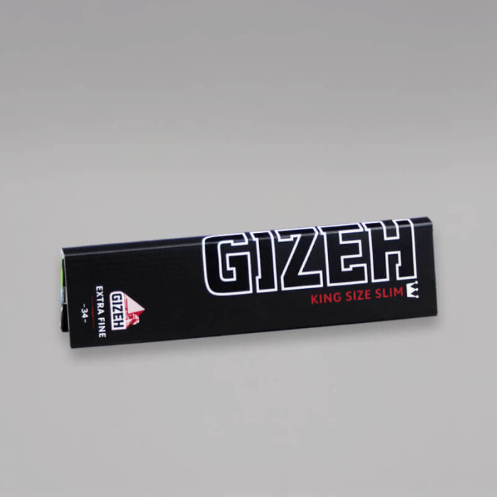 Gizeh King Size Slim Extra Fine Paper, Heftchen mit 33 Blättchen