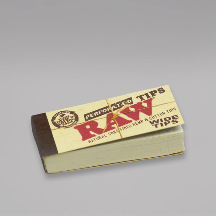 RAW Perforated Wide Tips, Heftchen mit 50 Tips