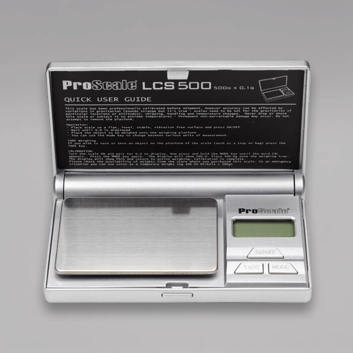 Pro Scale LCS-500, Feinwaage, bis 500g, Genauigkeit 0,1g