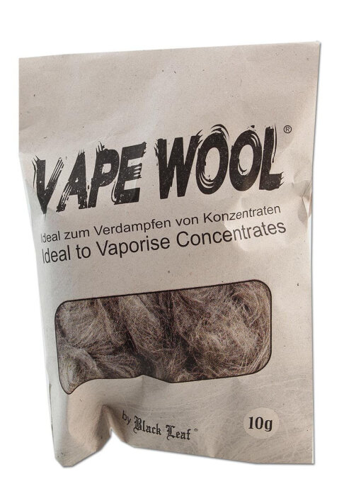 Black Leaf Vape Wool aus Hanffasern, 10g