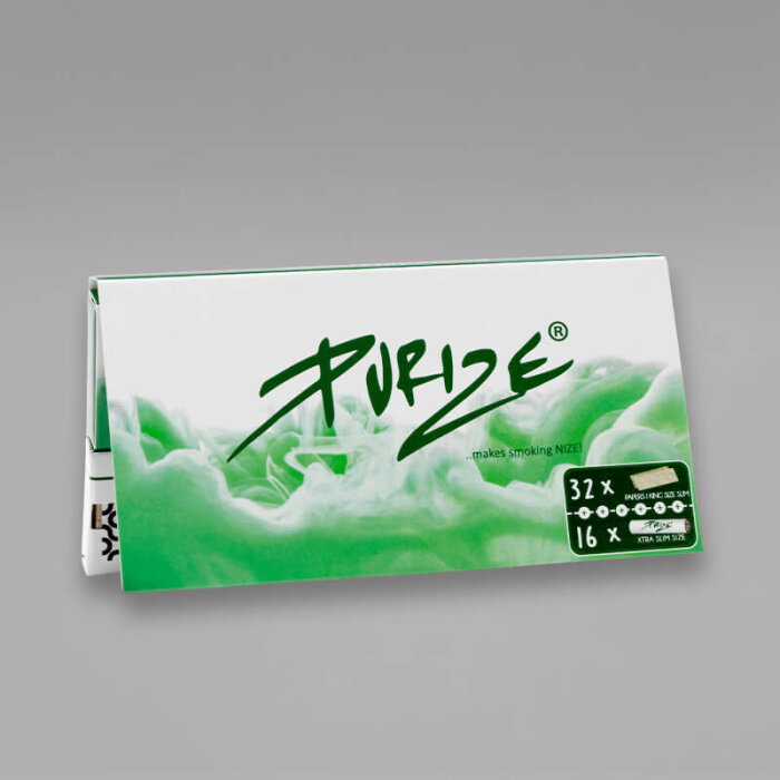 PURIZE King Size Slim Longpaper inklusive Aktivkohlefilter