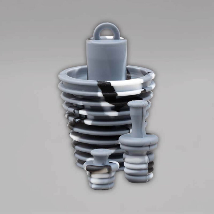 Bongstopfen Set, 3-teilig, Silikon