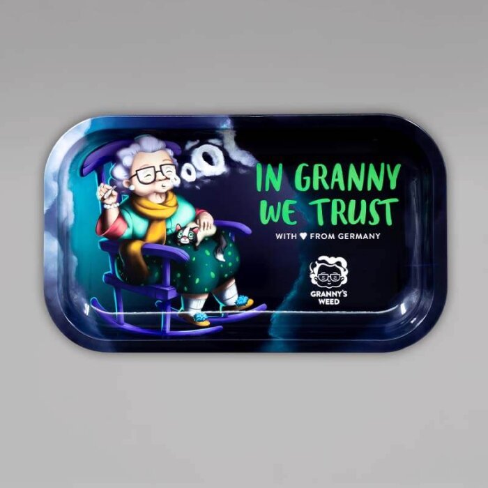 Granny's Weed Rolling Tray, 27 x 16,5 cm, Granny's Weed
