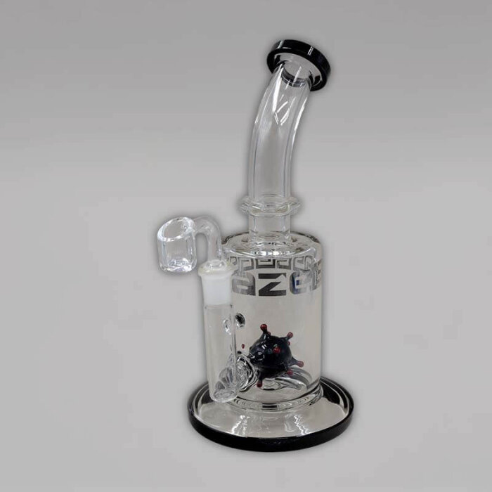 Blaze Glass Virus Ball, Ölbong, 24 cm, 14,5er, schwarz