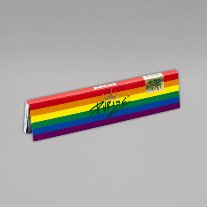 PURIZE Rainbow King Size Slim Longpaper, Heftchen à 32 Blatt