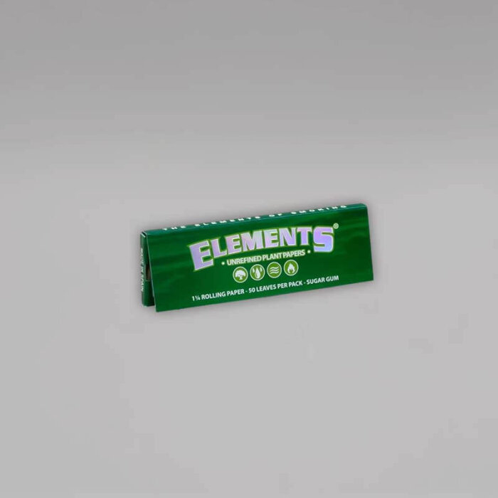 Elements Green 1 1/4 Size Papers, Heftchen à 50 Blättchen