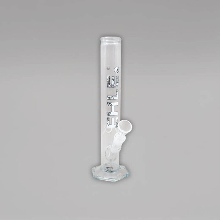 Ehle Bong gerade, Black&White, 500 ml, 37 cm, 18,8er