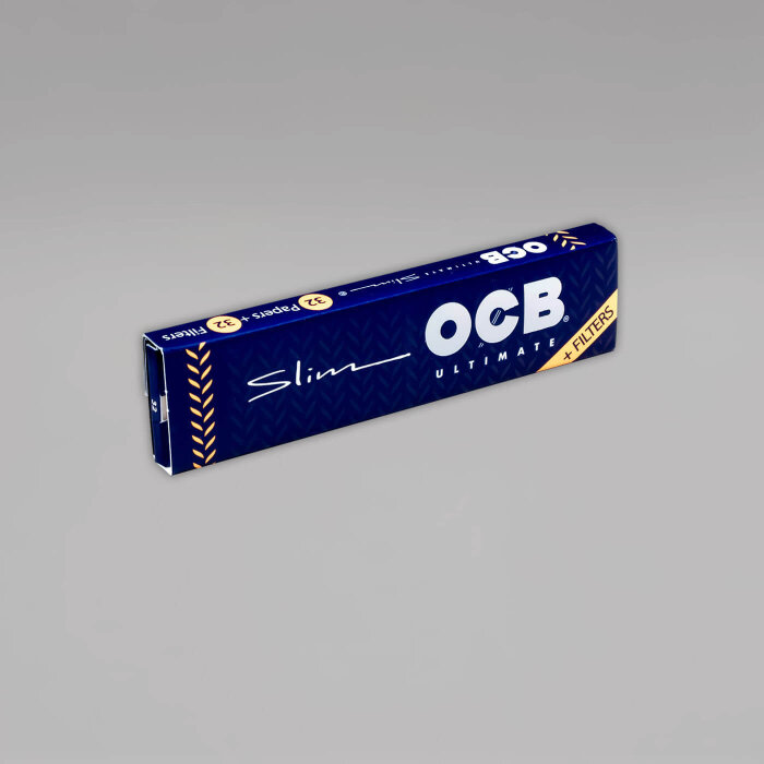 OCB Ultimate Slim Longpaper inkl. Tips, Heftchen mit 32 Blättchen