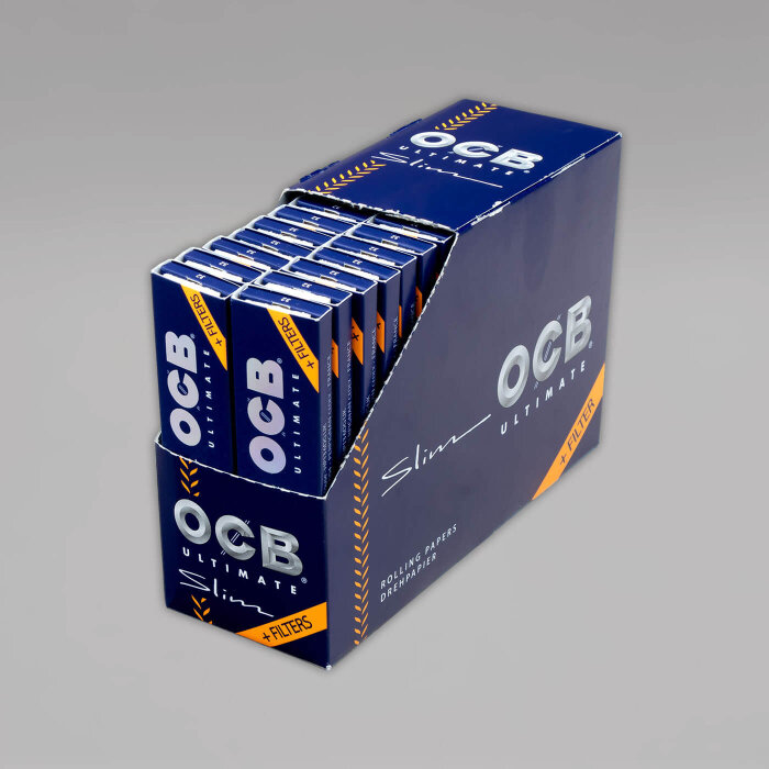 OCB Ultimate Slim Longpaper inkl. Tips, Box mit 32 Heftchen