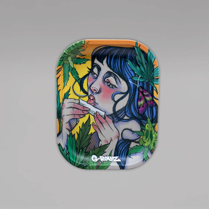 G-Rollz Moth Lick Rolling Tray, 18 x 14 cm