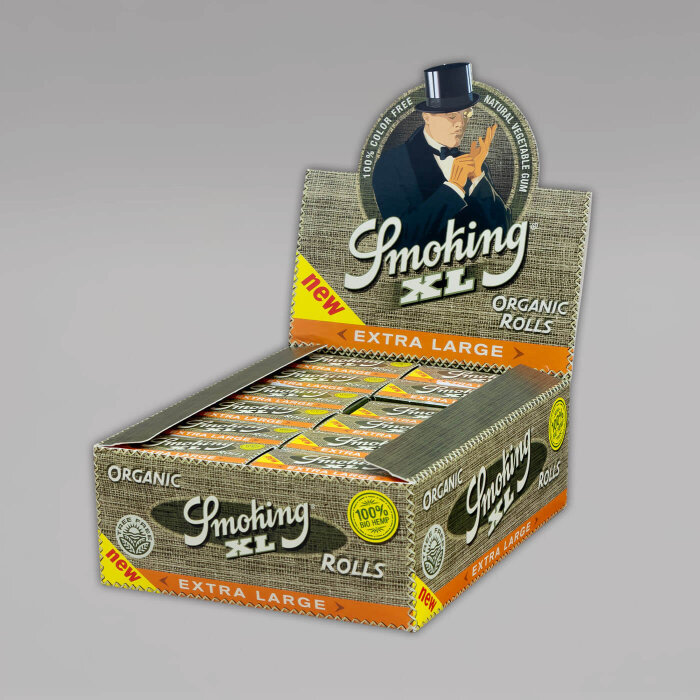 Smoking Organic XL Rolls, Box inkl. 24 Rollen