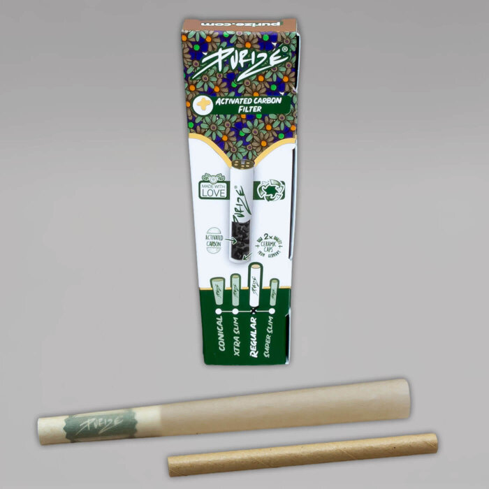 PURIZE Pre Rolled KS Cones, Regular 9 mm Filter, 3er Pack