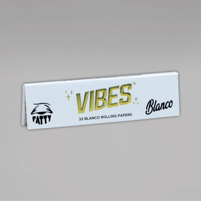 VIBES Ultra Wide Rolling Papers Fatty Blanco, Heftchen à 33 Blättchen