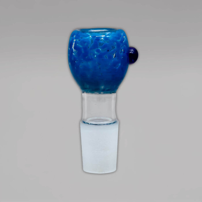 Glaskopf rund, kleiner Durchlass, 18,8er, Blau