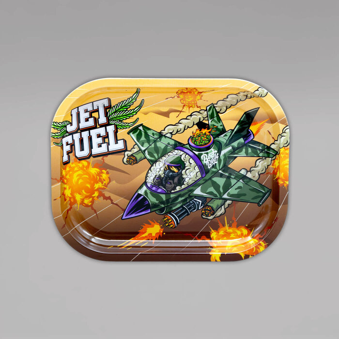 Best Buds Jet Fuel Rolling Tray, 18 x 14 cm
