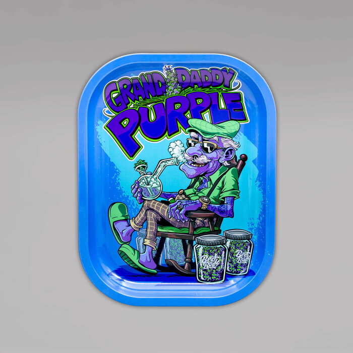 Best Buds Grand Daddy Purple Rolling Tray, 18 x 14 cm