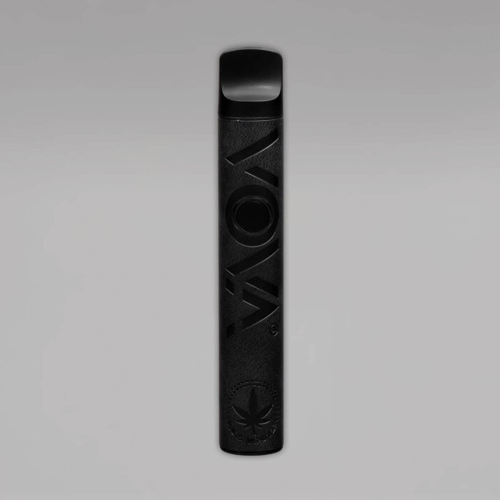 VOVA Dry Herb Vaporizer, Black Leather