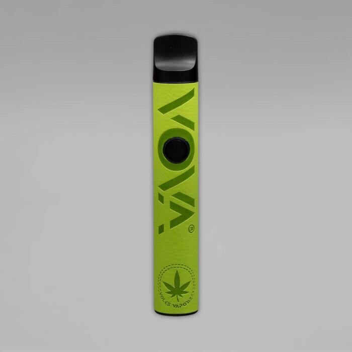 VOVA Dry Herb Vaporizer, Green Leather