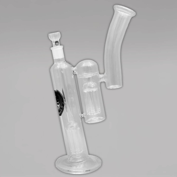 HNBG Bubble Double Six-Arm Perkolator Bong, 38 cm, 18,8er