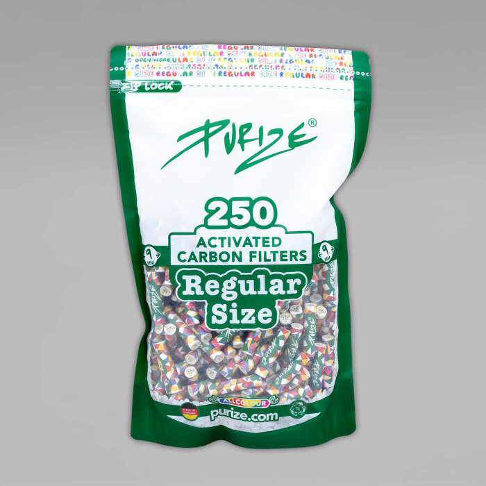 250 PURIZE Regular Size Filter, Mix, 9 mm, mix