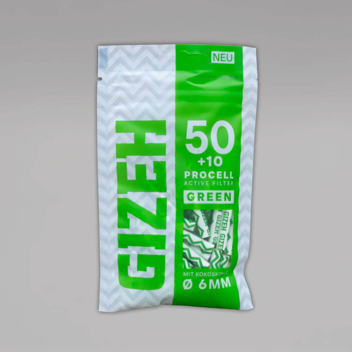 60 GIZEH ProCell Active Filter Green, 6 mm
