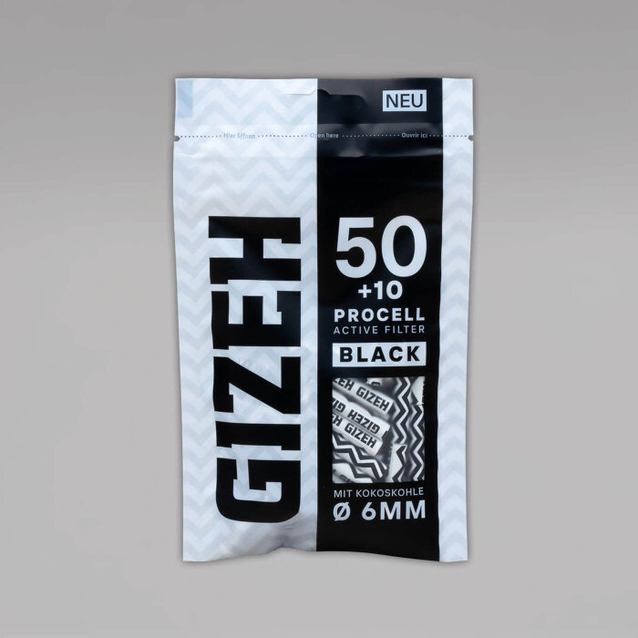 60 GIZEH ProCell Active Filter Black, 6 mm