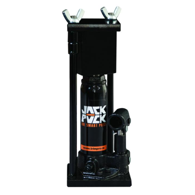 Jack Puck 2-Tonnen-Presse, verschiedene Pressformen mit Pressform, groß, rund