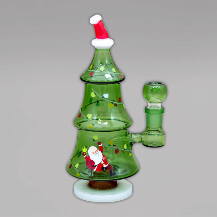 Black Leaf X-Mas Perkolator-Bong, 25 cm, 18,8er